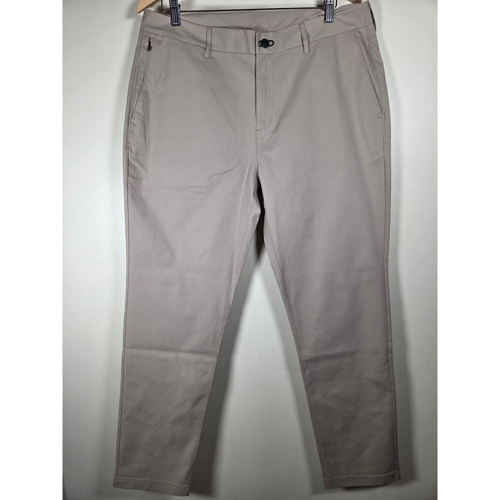 Public Rec Dealmaker Pants Mens 34x32 Khaki Tan Stretch Chino Golf Trousers